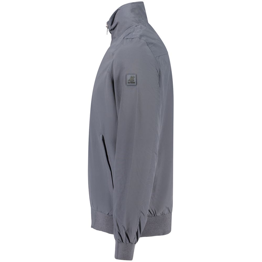 U.S. Grand Blu Polyester Herrenjacke