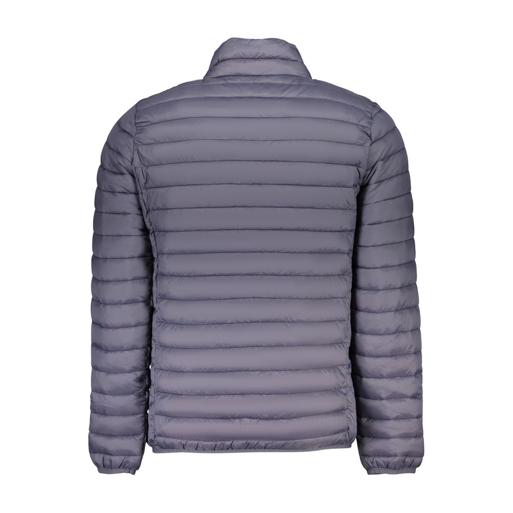 U.S. Grand Blaue Polyester-Jacke in voller Länge