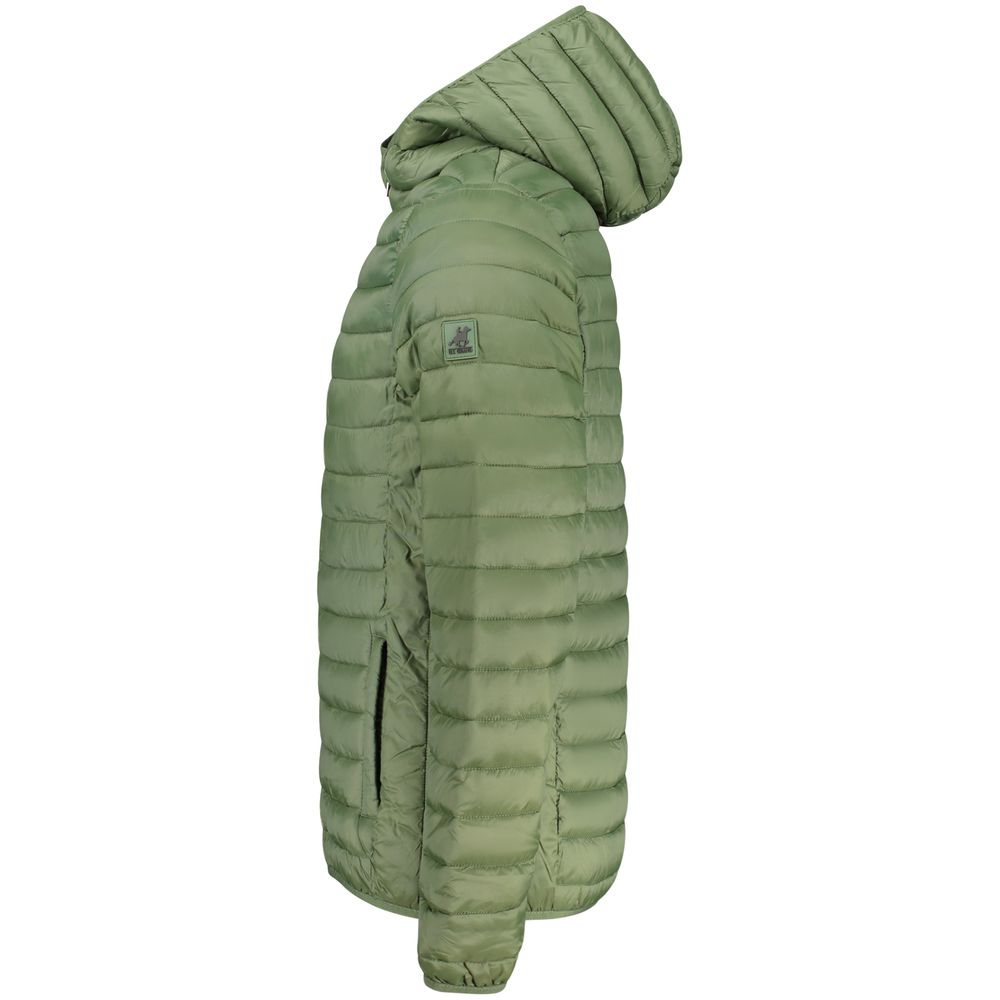 U.S. Grand Grüne Shell-Jacke aus Polyester