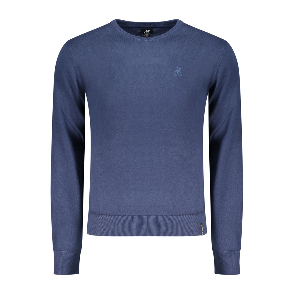 U.S. Grand Blu Men's Cotton Sweater