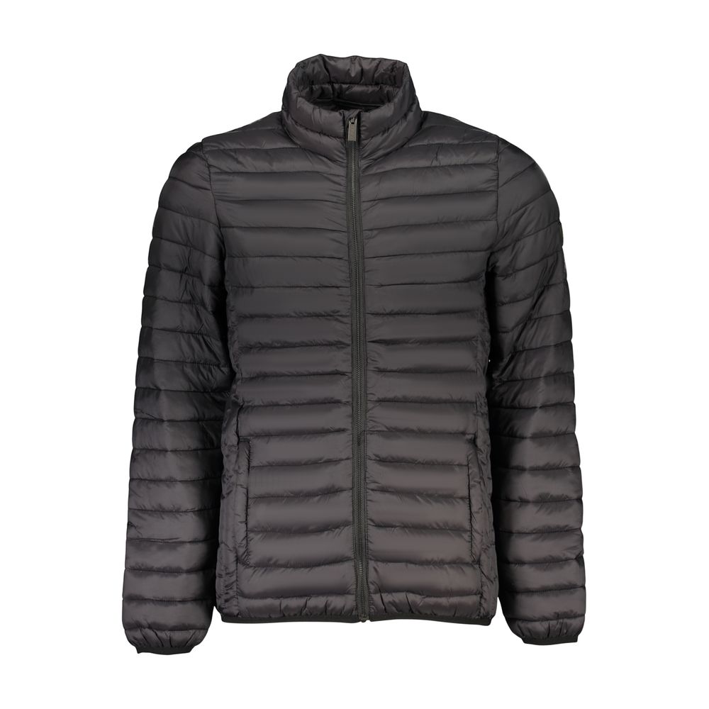 U.S. Grand Schwarze Herrenjacke aus Polyamid