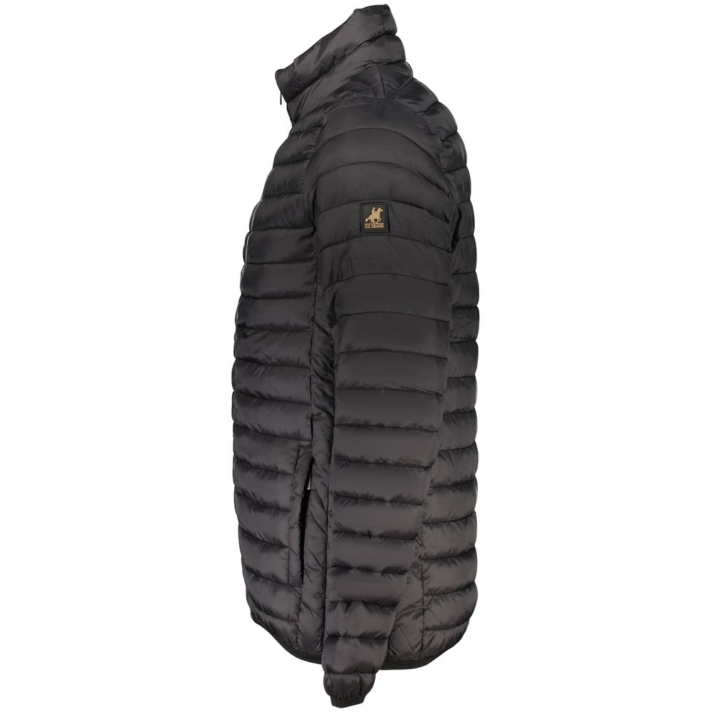 U.S. Grand Schwarze Herrenjacke aus Polyamid
