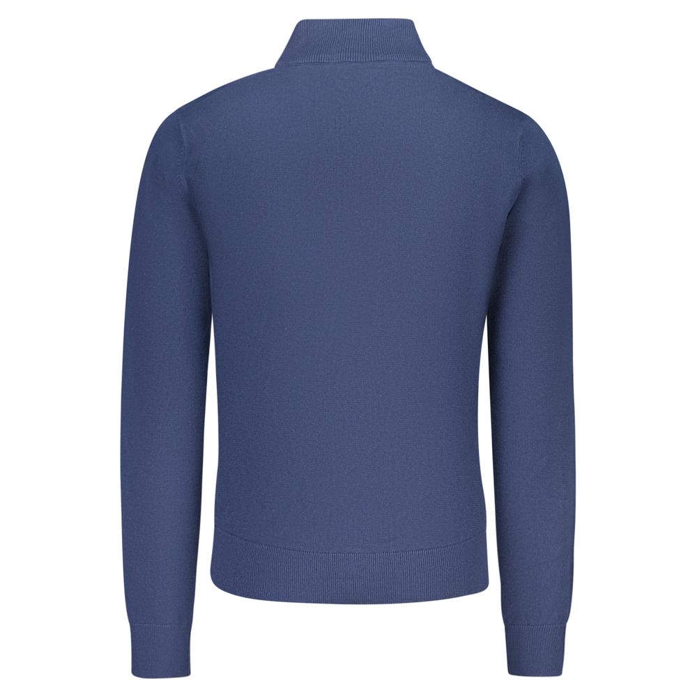 U.S. Grand Blauer Baumwollpullover für Herren