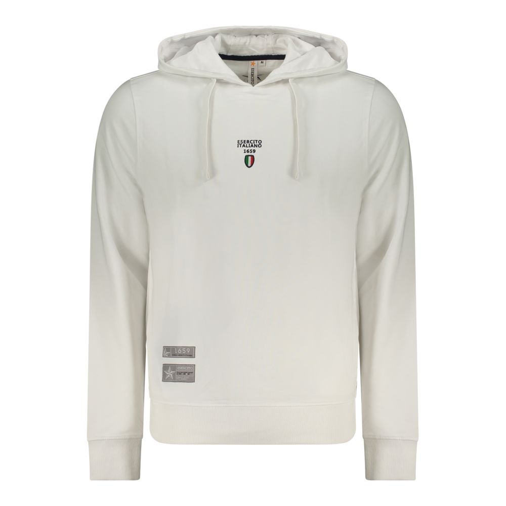 Accademia Militare White Men's Cotton Hoodie