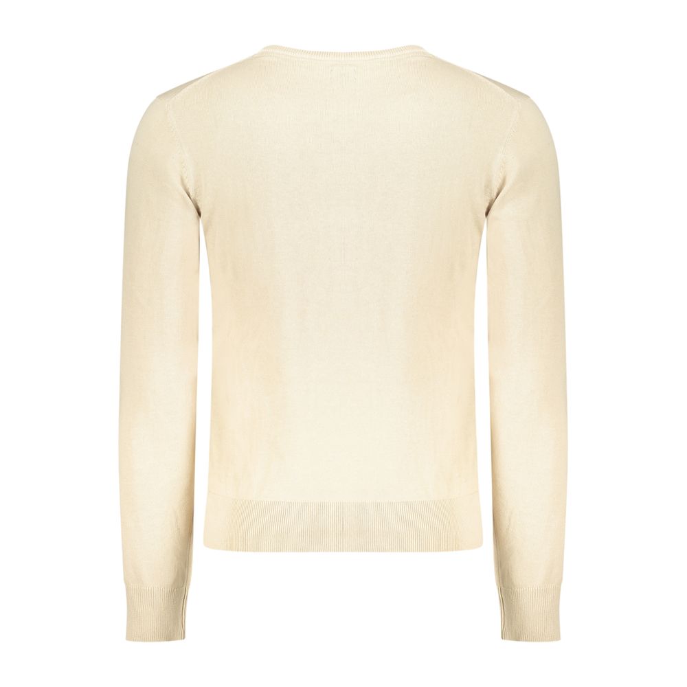 U.S. Grand Men's Beige Cotton Sweater