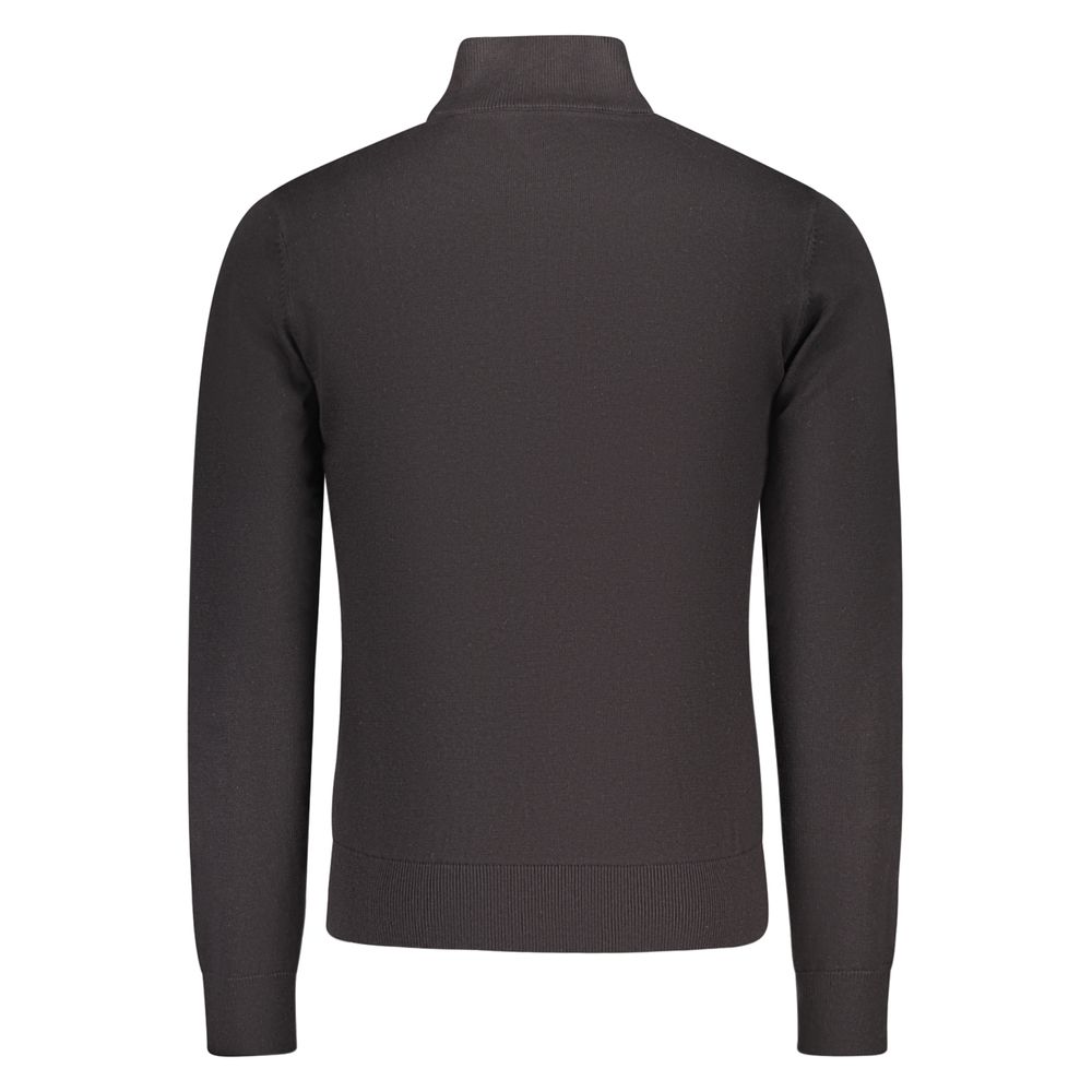 U.S. Grand Men's Black Cotton Sweater