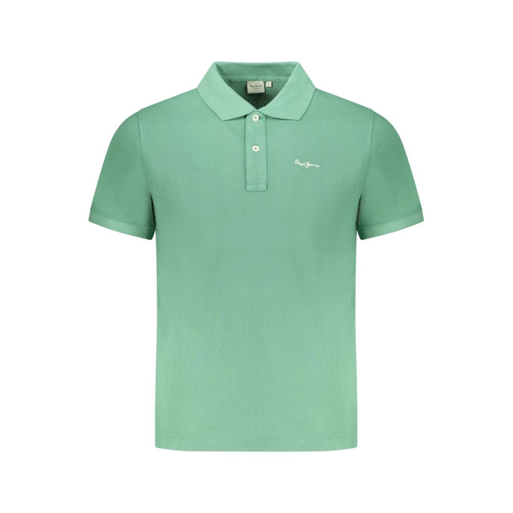 Pepe Jeans Verde Bio-Baumwoll-Poloshirt für Herren