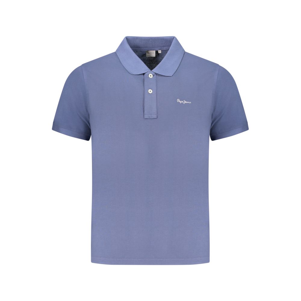 Pepe Jeans Blaues Bio-Baumwoll-Poloshirt für Herren