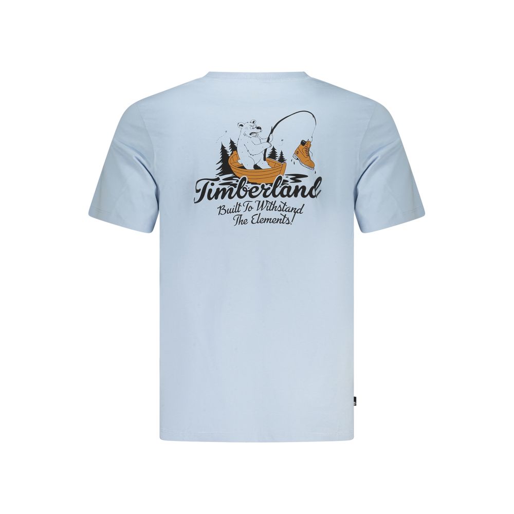 Timberland Azzurro Baumwoll-T-Shirt für Herren