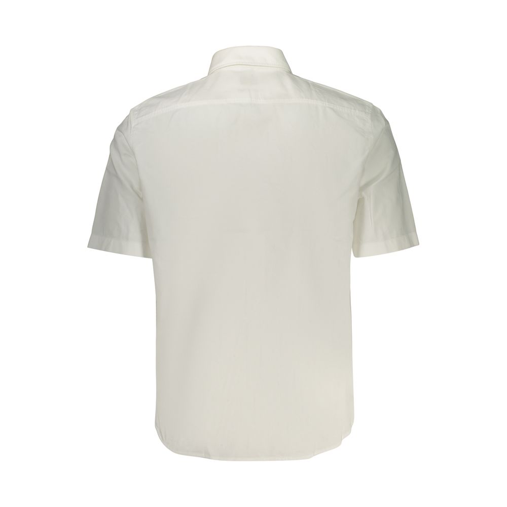 Hugo Boss Men's Bianco Cotton Shirt