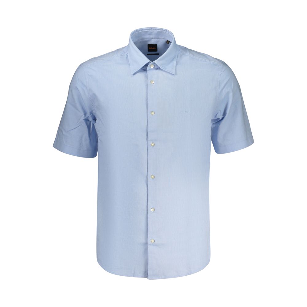 Hugo Boss Azzurro Baumwollhemd für Herren