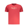 Pepe Jeans Rosso Baumwoll-T-Shirt für Herren