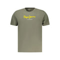 Men's Pepe Jeans Green Cotton T-Shirt