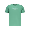 Men's Pepe Jeans Green Cotton T-Shirt