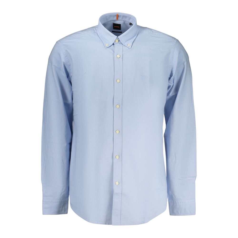 Hugo Boss Azzurro Baumwollhemd für Herren