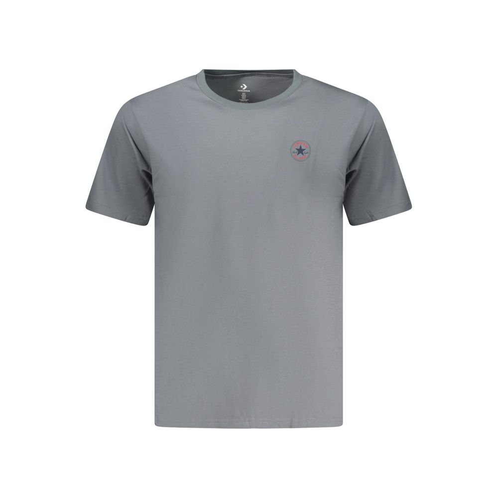 Converse Men's Grey Cotton T-Shirt