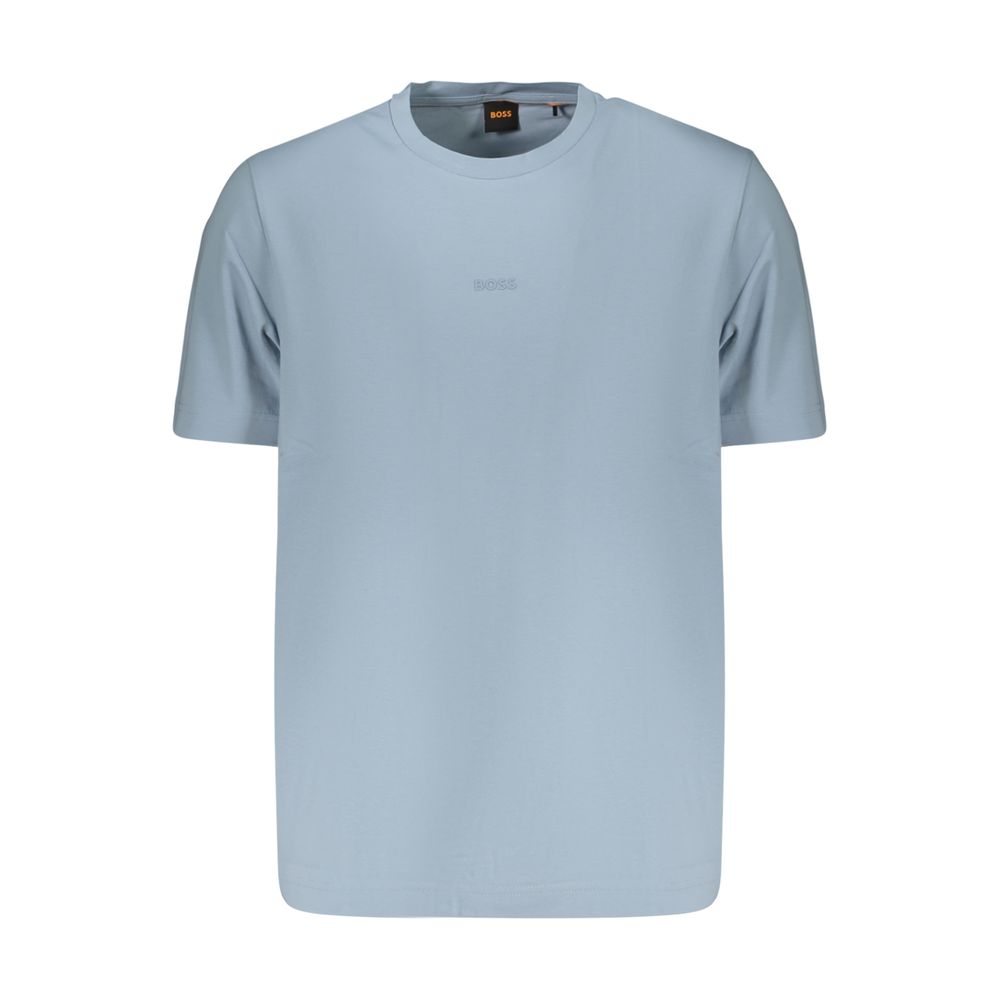 Hugo Boss Azzurro Baumwoll-T-Shirt für Herren