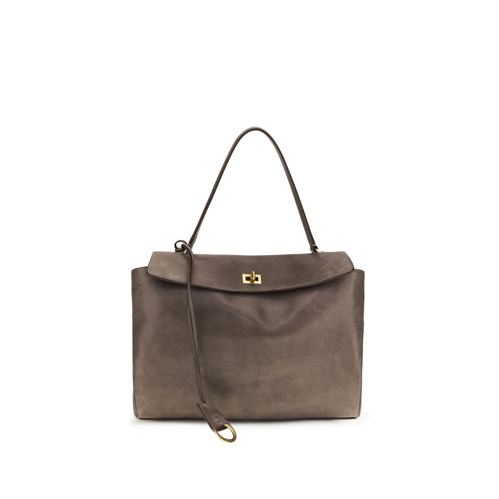 Balenciaga Gray Lambskin Shoulder Bag Ovis Aries Aries