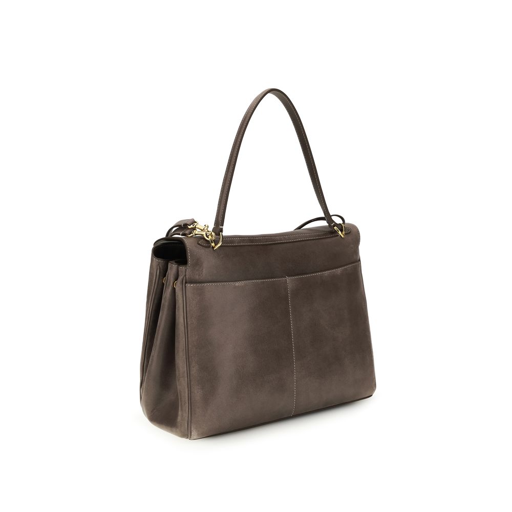 Balenciaga Gray Lambskin Shoulder Bag Ovis Aries Aries
