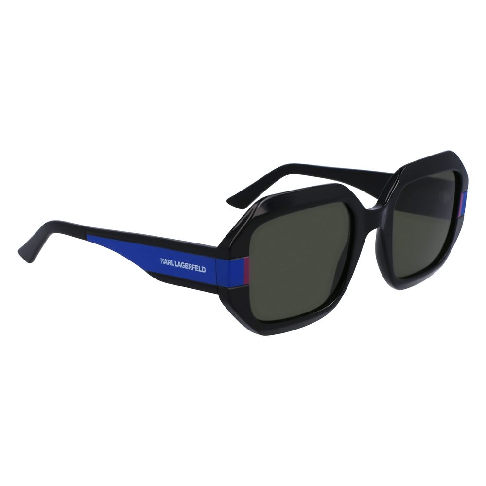 Karl Lagerfeld Black Injected Sunglasses