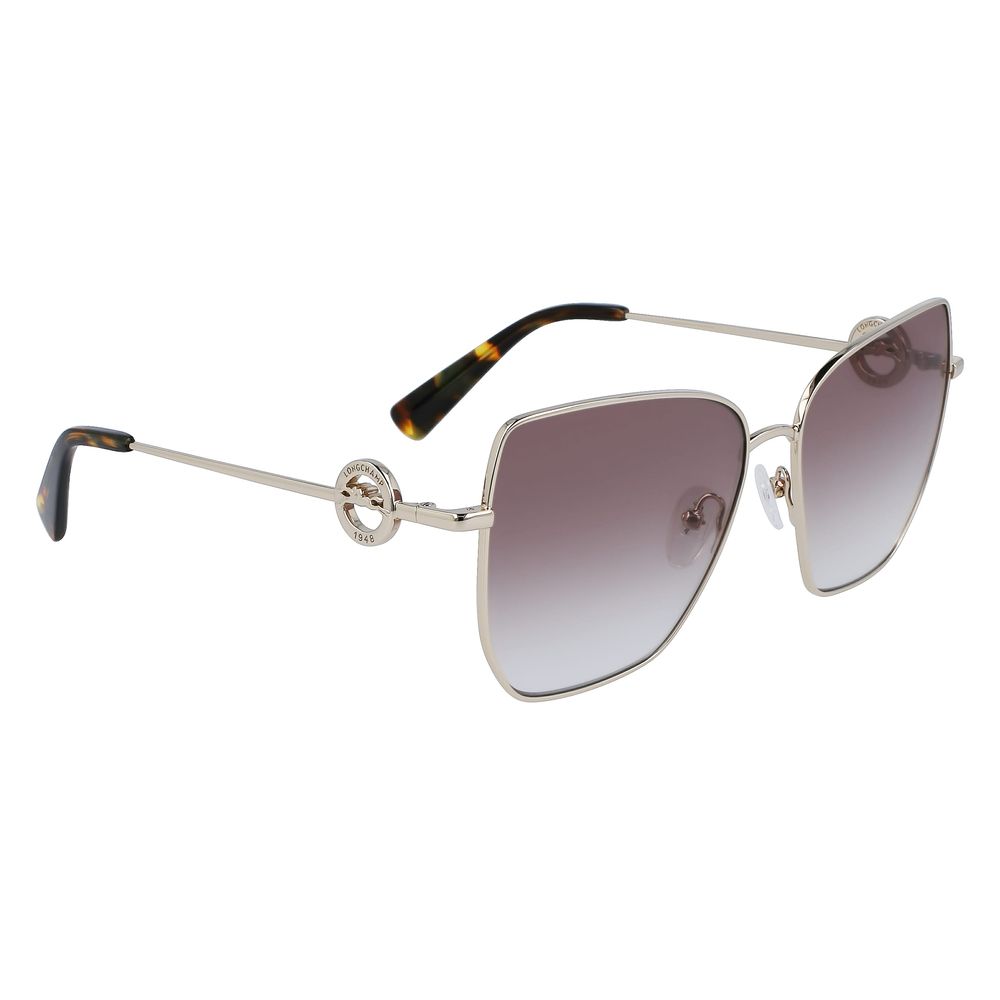 Longchamp Sunglasses in Gold-Colored Metal