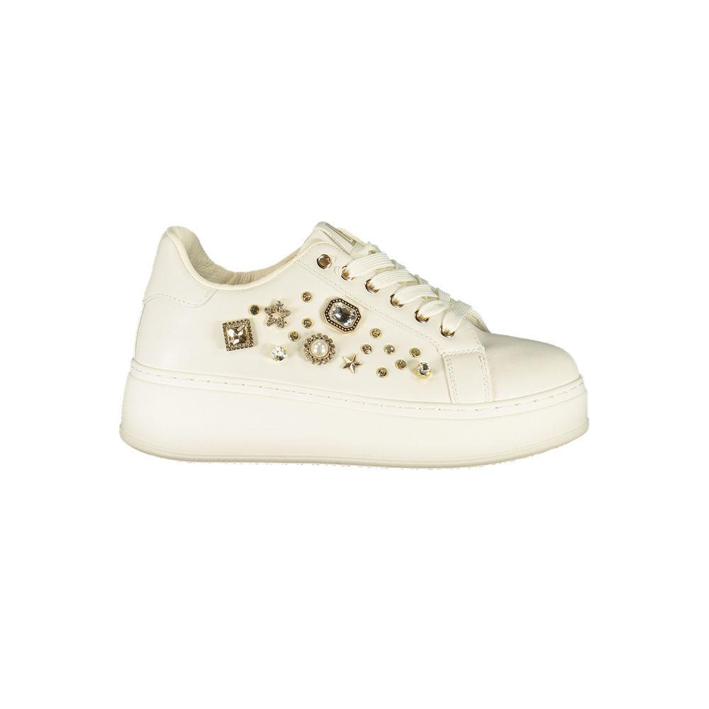 Laura Biagiotti Bianco Women's Polyurethane Sneakers