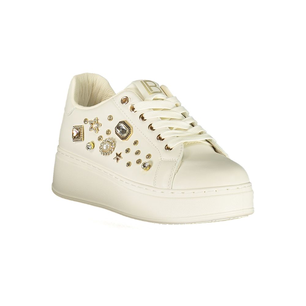 Laura Biagiotti Bianco Women's Polyurethane Sneakers