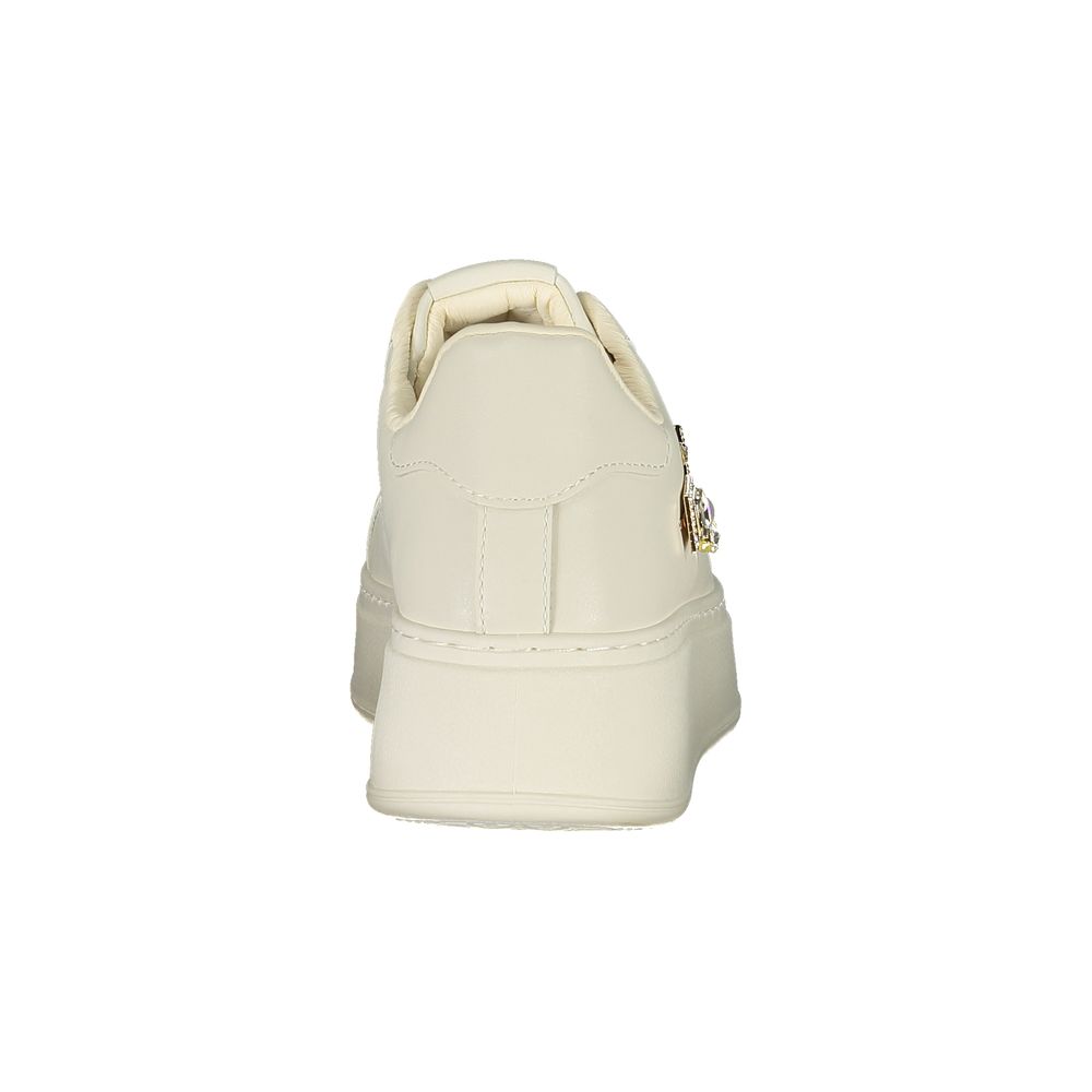 Laura Biagiotti Bianco Women's Polyurethane Sneakers