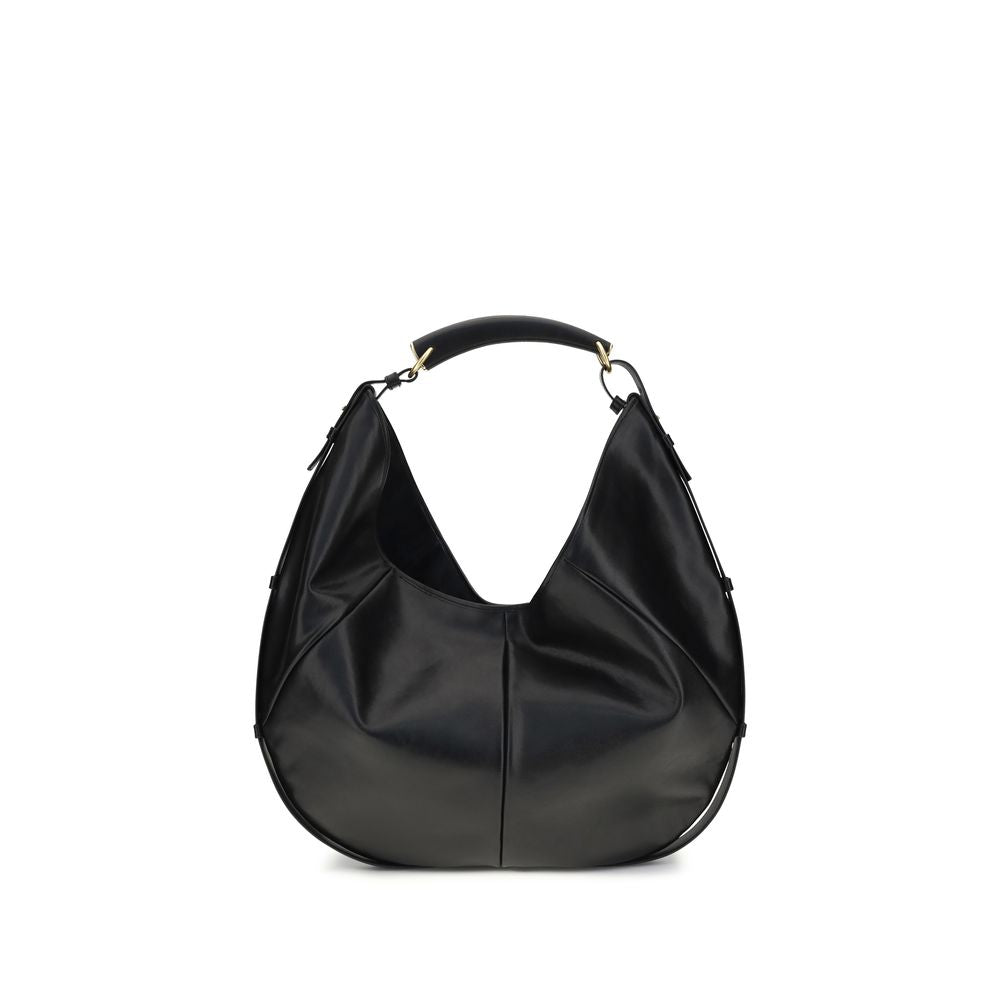 Saint Laurent Black Bos Taurus Calfskin Shoulder Bag
