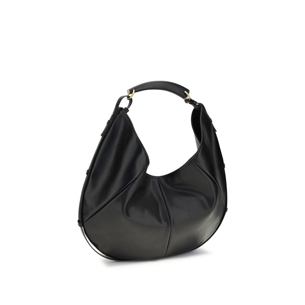 Saint Laurent Black Bos Taurus Calfskin Shoulder Bag