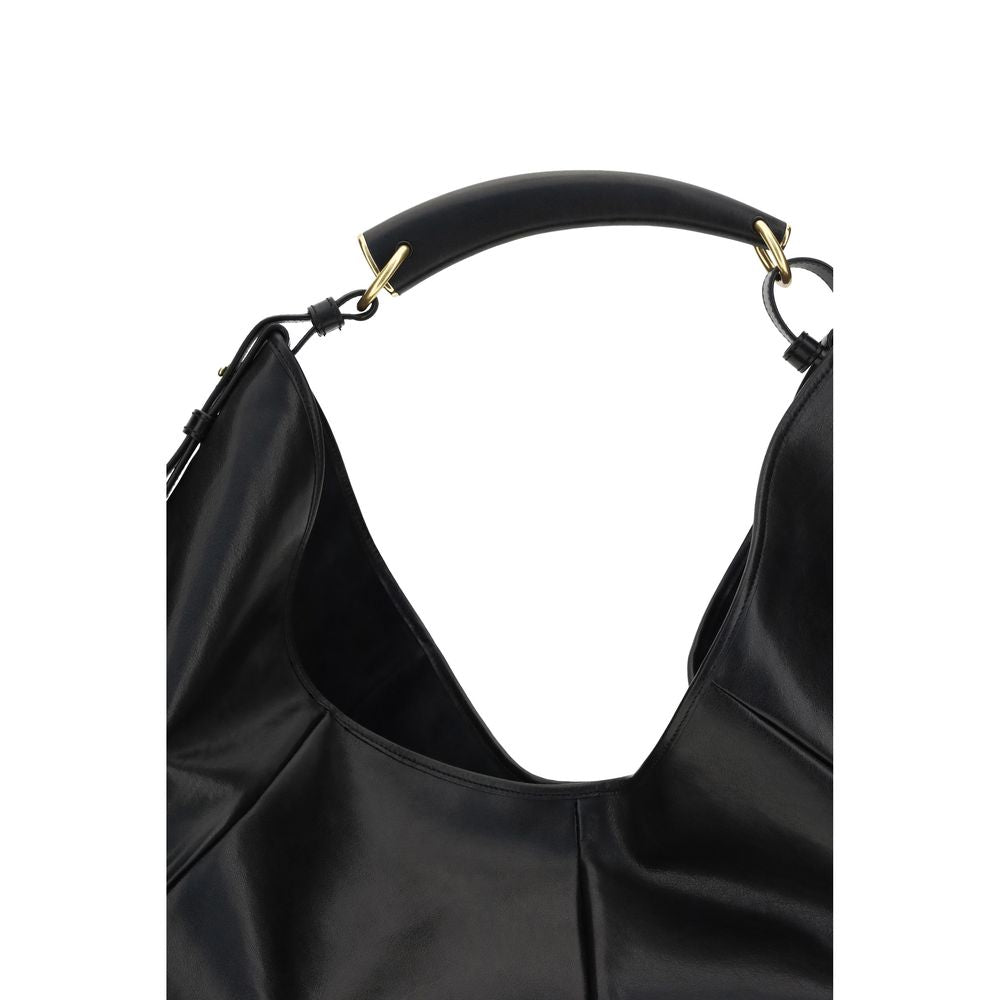 Saint Laurent Black Bos Taurus Calfskin Shoulder Bag
