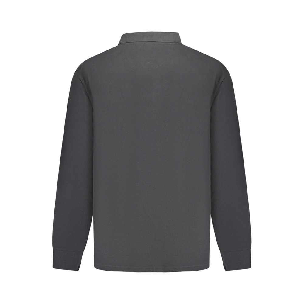 North Sails Schwarzes Herren-Poloshirt aus Baumwolle