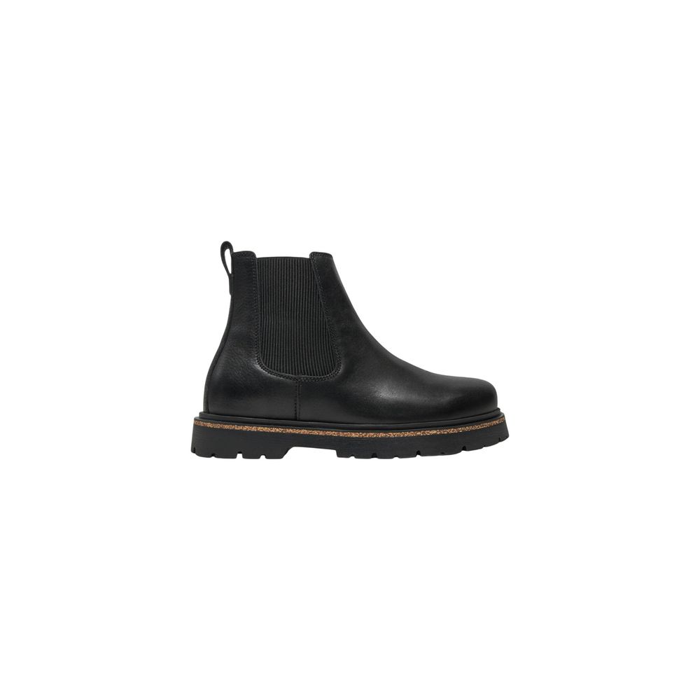 Birkenstock Schwarze Leder-Ankle Boots