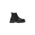 Birkenstock Schwarze Leder-Ankle Boots