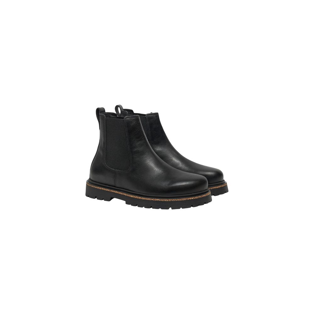 Birkenstock Schwarze Leder-Ankle Boots