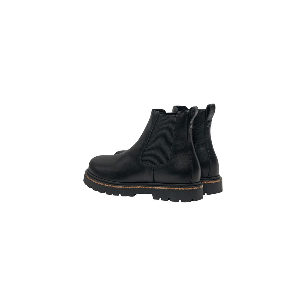 Birkenstock Schwarze Leder-Ankle Boots