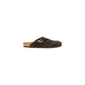 Birkenstock Braune Wildleder-Slipper