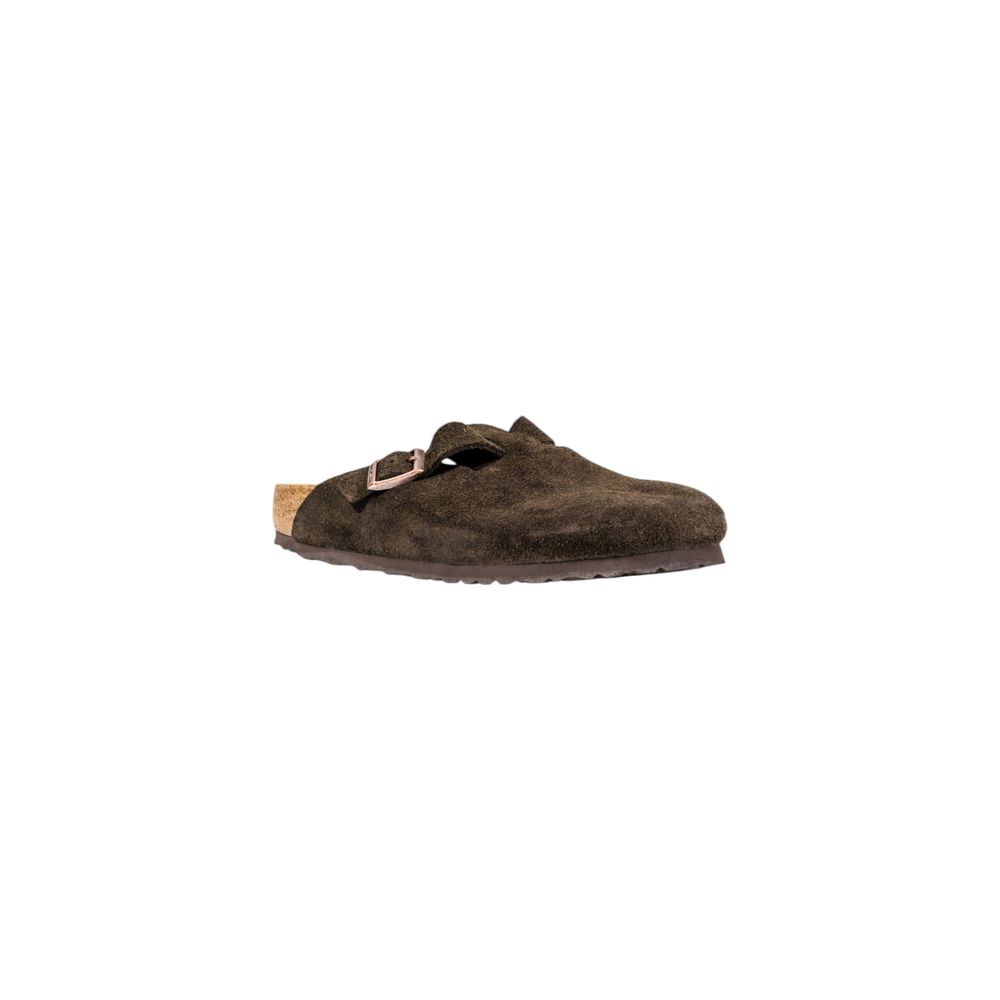 Birkenstock Braune Wildleder-Slipper