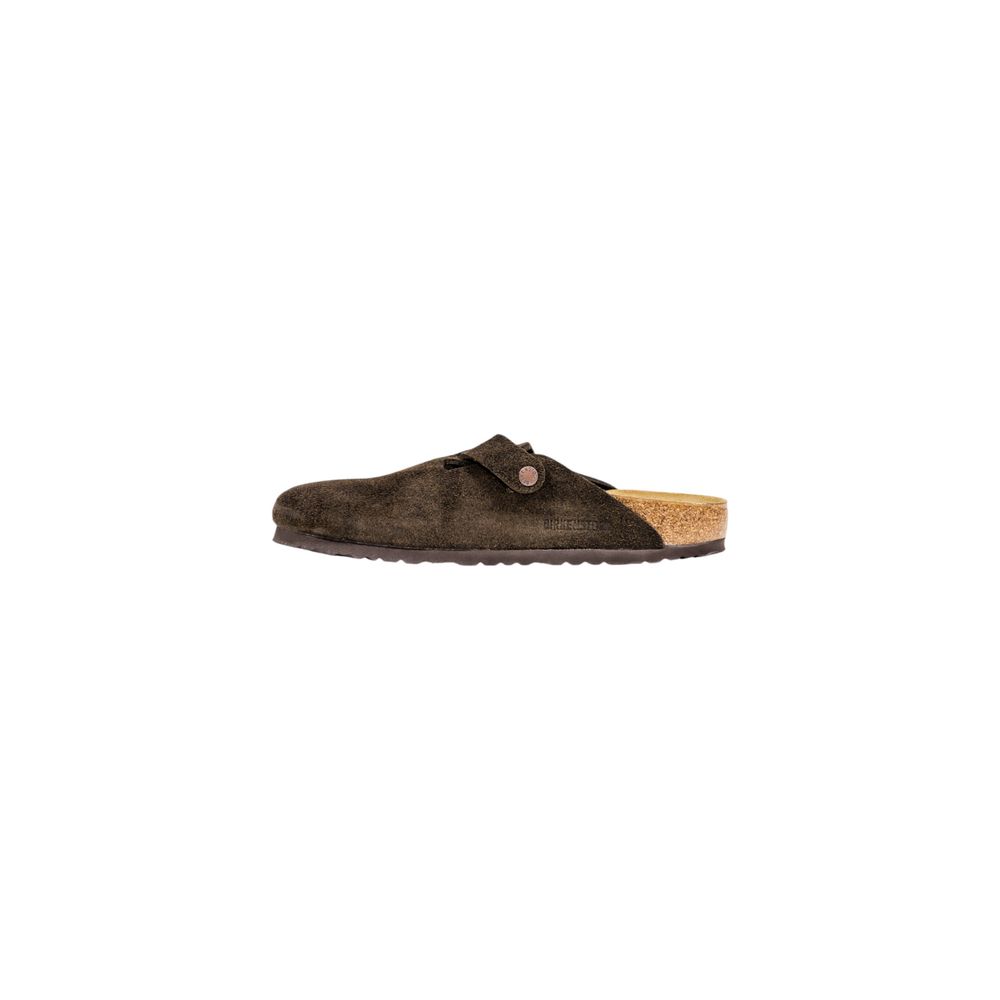Birkenstock Braune Wildleder-Slipper