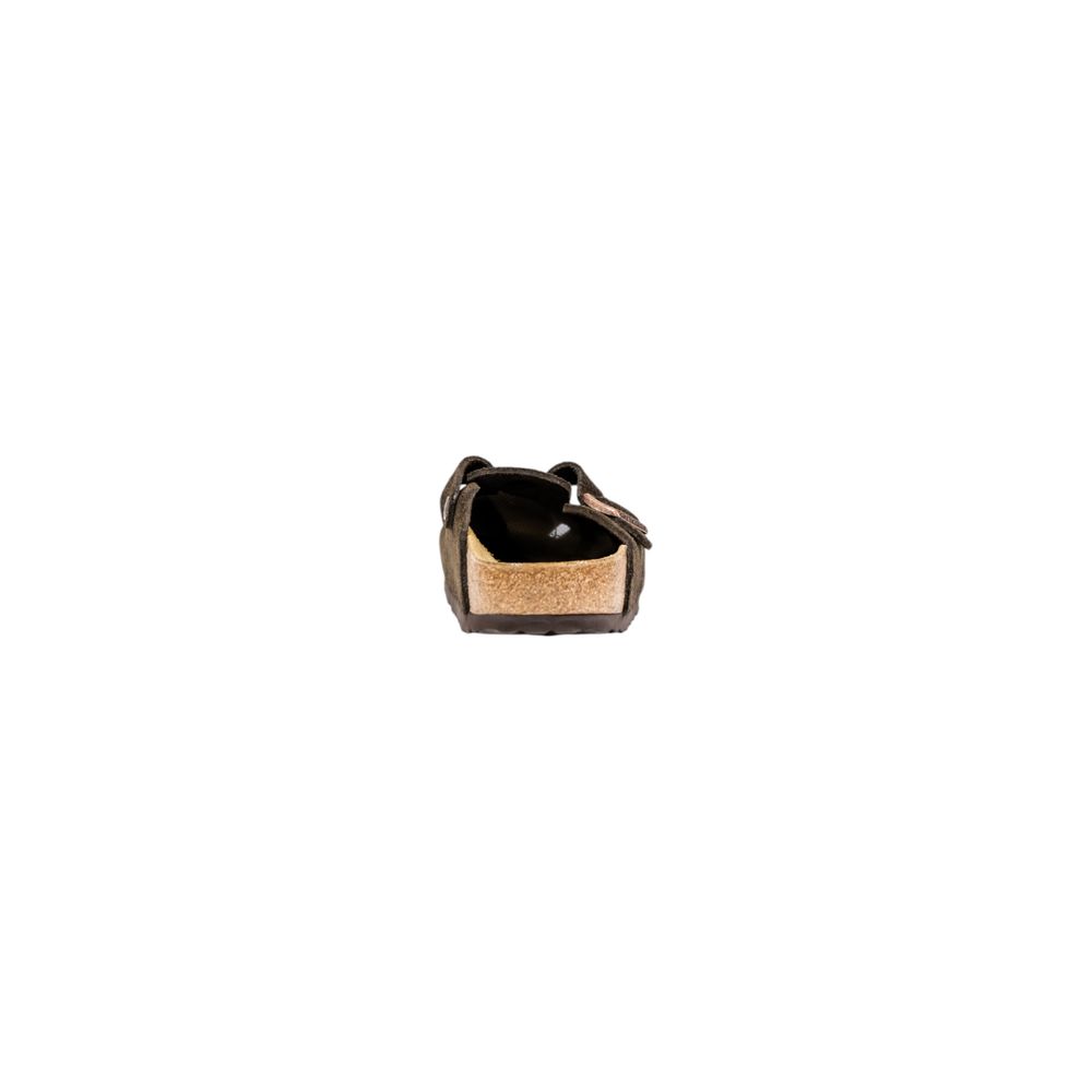Birkenstock Braune Wildleder-Slipper