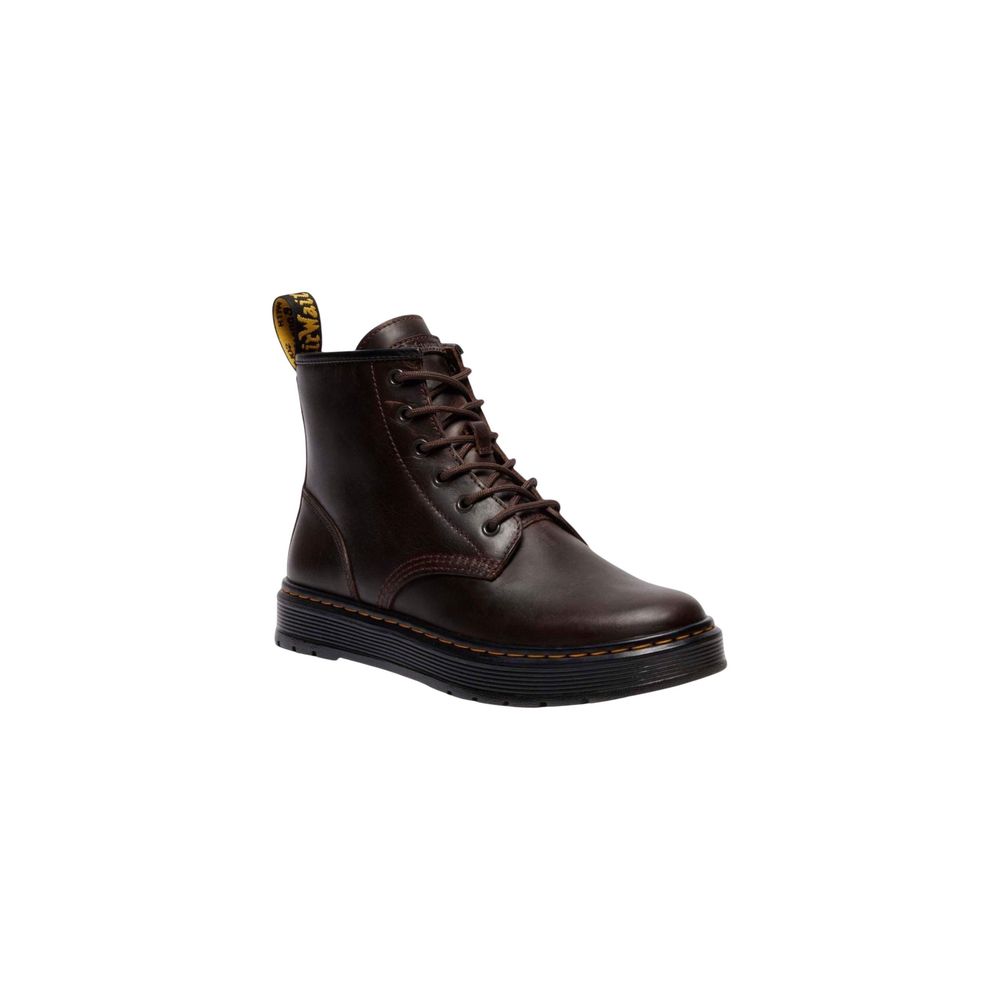 Dr. Martens Braune Leder-Sneaker im Athletic-Stil