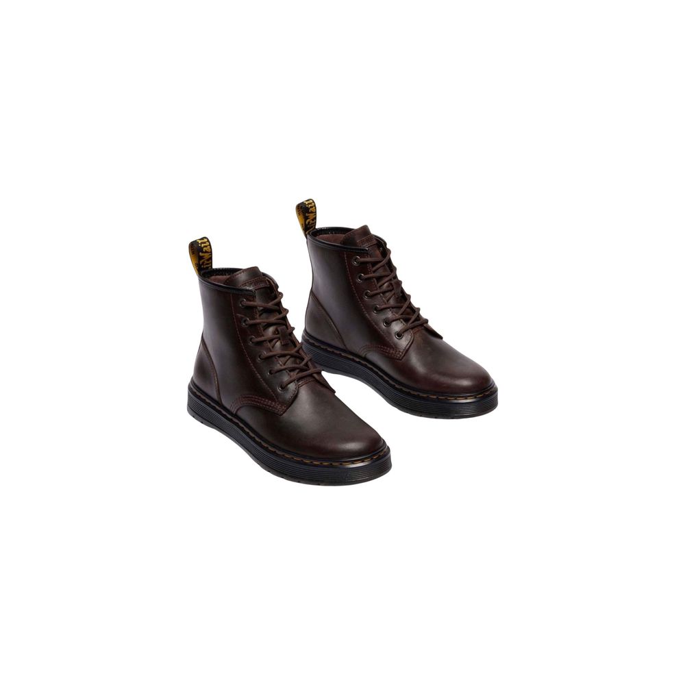 Dr. Martens Braune Leder-Sneaker im Athletic-Stil