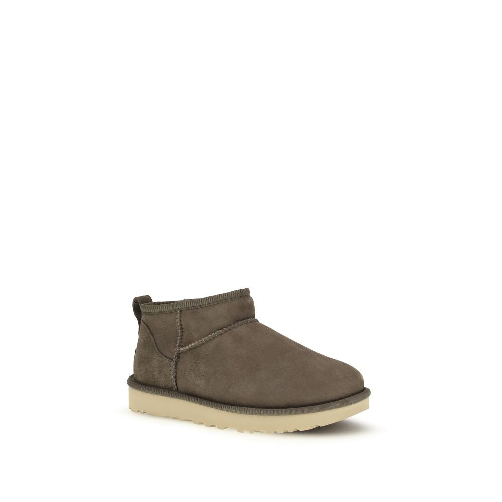 UGG Braune Lederstiefeletten