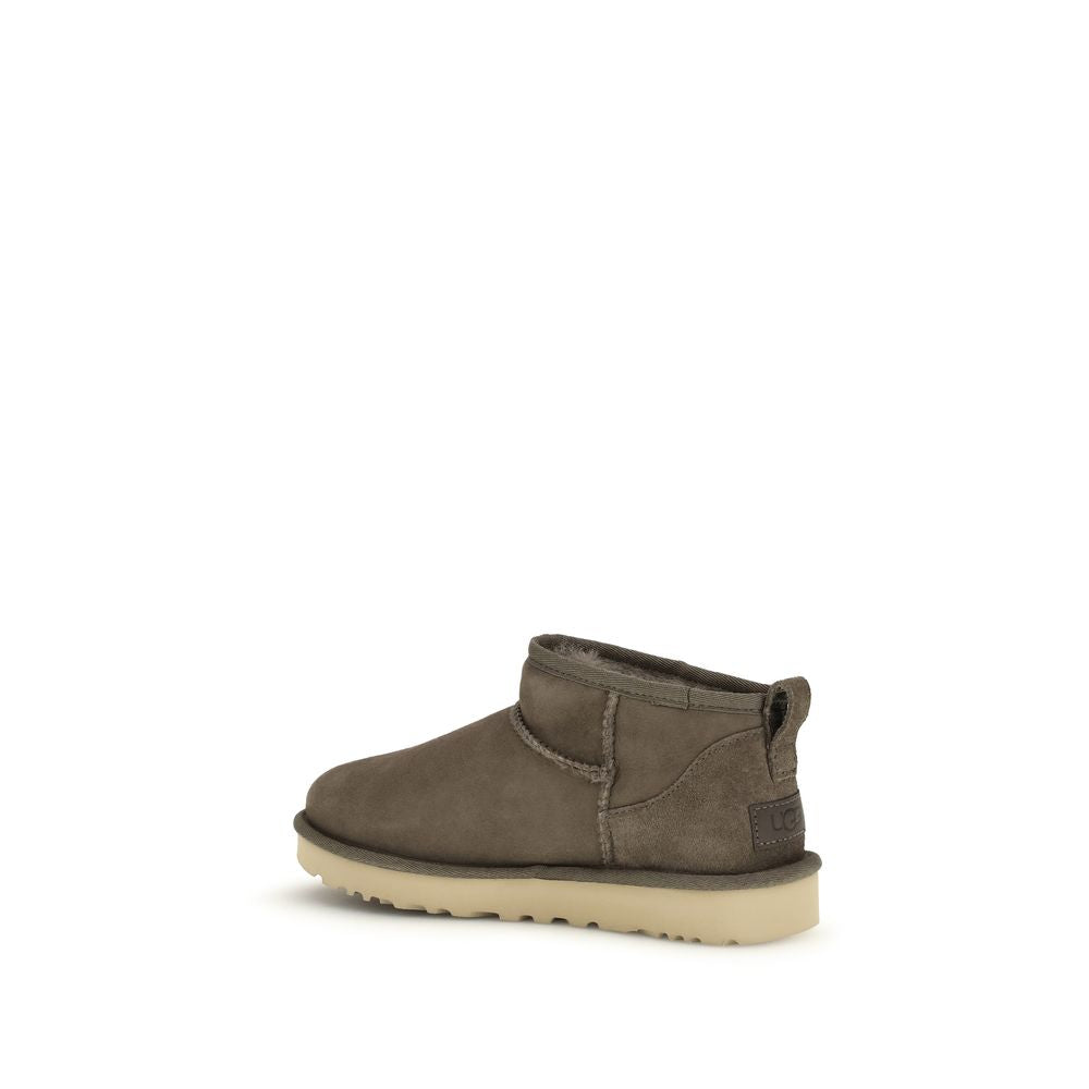 UGG Braune Lederstiefeletten