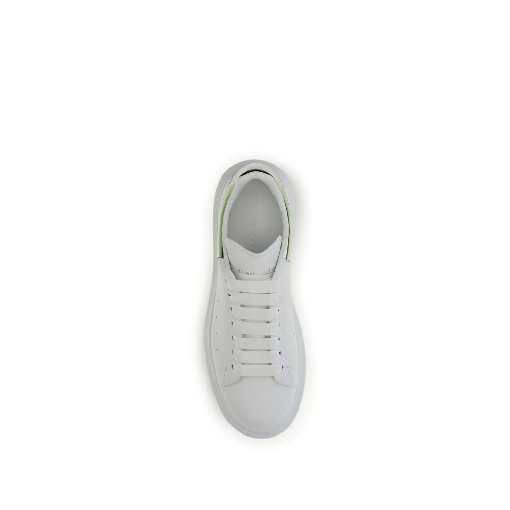 Alexander McQueen White Bos Taurus Calf Leather Platform Sneakers