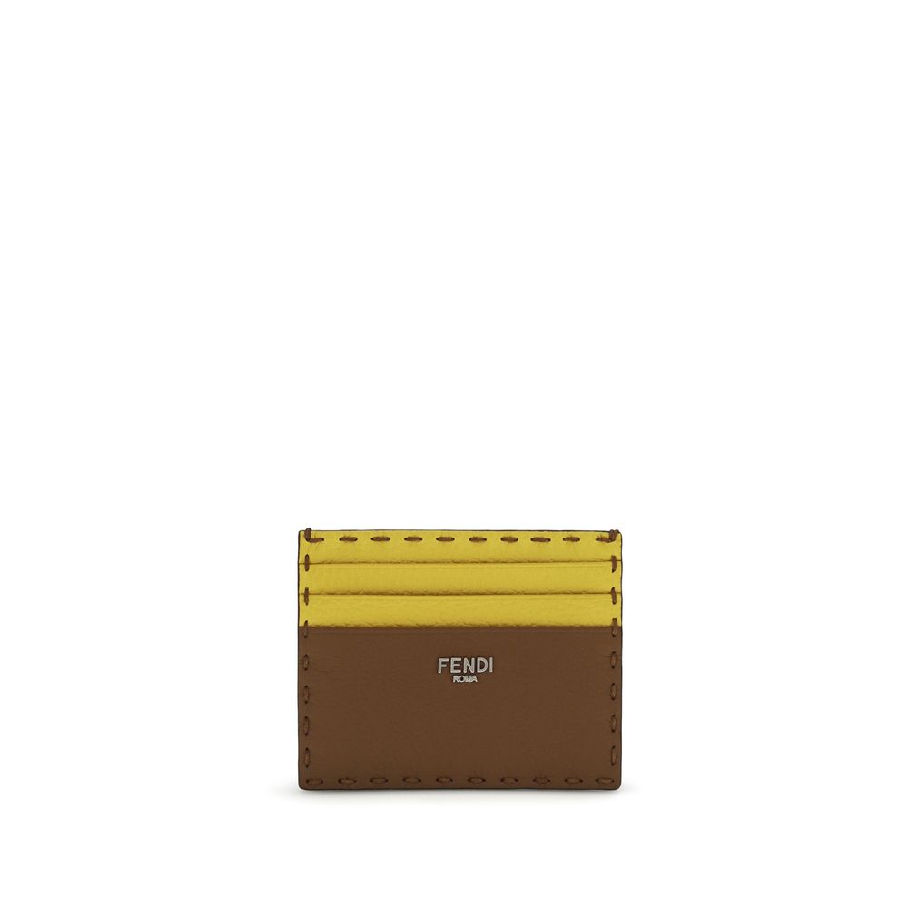 Fendi Multicolor Calf Leather Bos Taurus Geldbörse