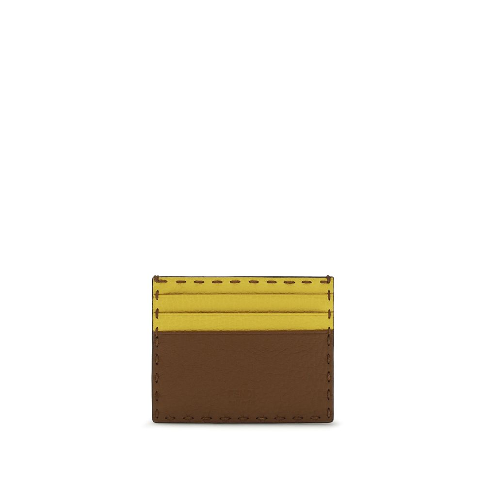 Fendi Multicolor Calf Leather Bos Taurus Geldbörse