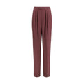 Saint Laurent Lila Seidenhose