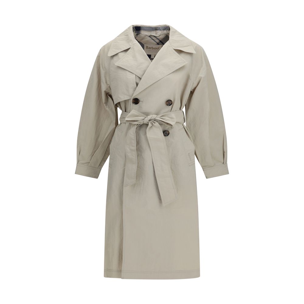 Barbour Beige Polyamid-Trenchcoat