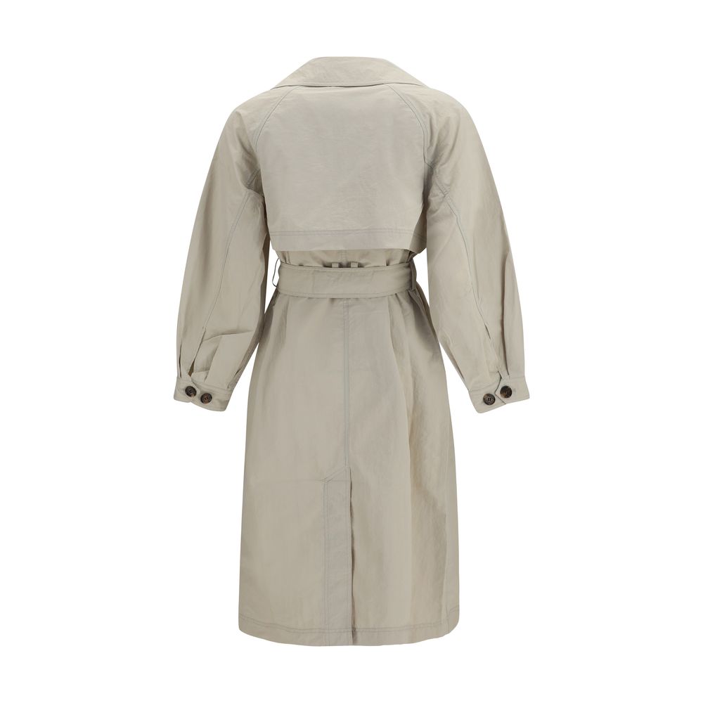 Barbour Beige Polyamid-Trenchcoat